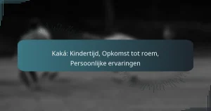 Kaká: Kindertijd, Opkomst tot roem, Persoonlijke ervaringen